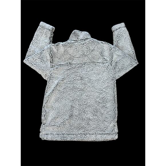 Jostens Fleece Men’s Size Medium Sherpa 1/4 Zip Pullover Sweater Black/White - Picture 2 of 9